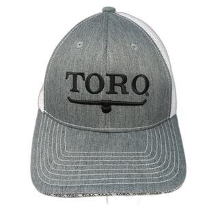 Toro Trucker Hat Gray One Size Turf Equipment & Irrigation Red Snapback Hat
